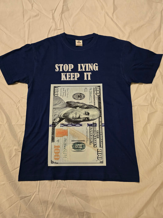 Blue front & back stop lying