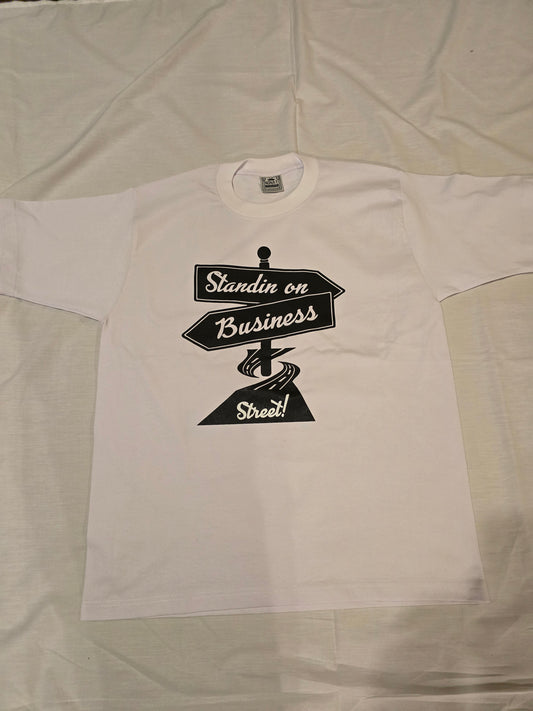 WHITE & BLACK STANDIN