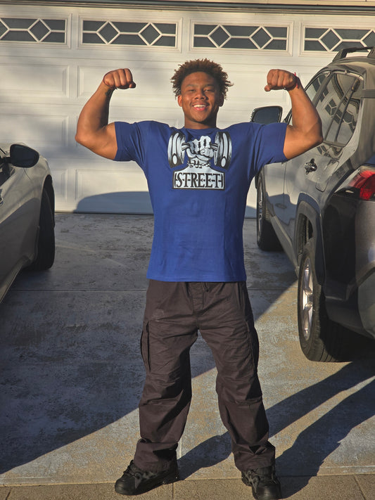Blue Dumbbell Street