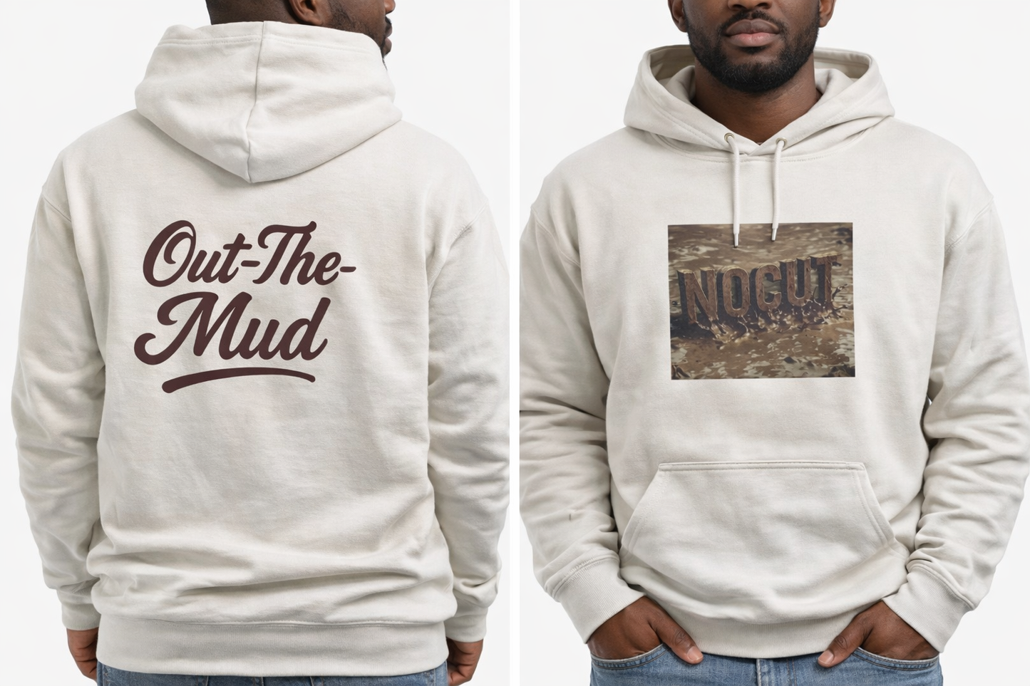 NOCUT OUT THE MUD SAND GRAPHIC HOODIE