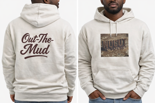 NOCUT OUT THE MUD SAND GRAPHIC HOODIE
