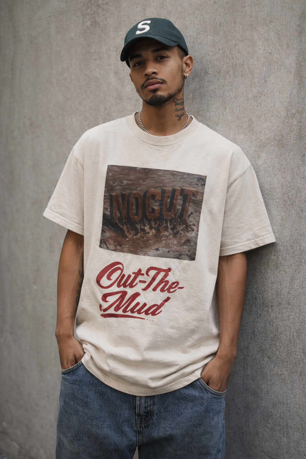 NOCUT OUT THE MUD SAND  TEE